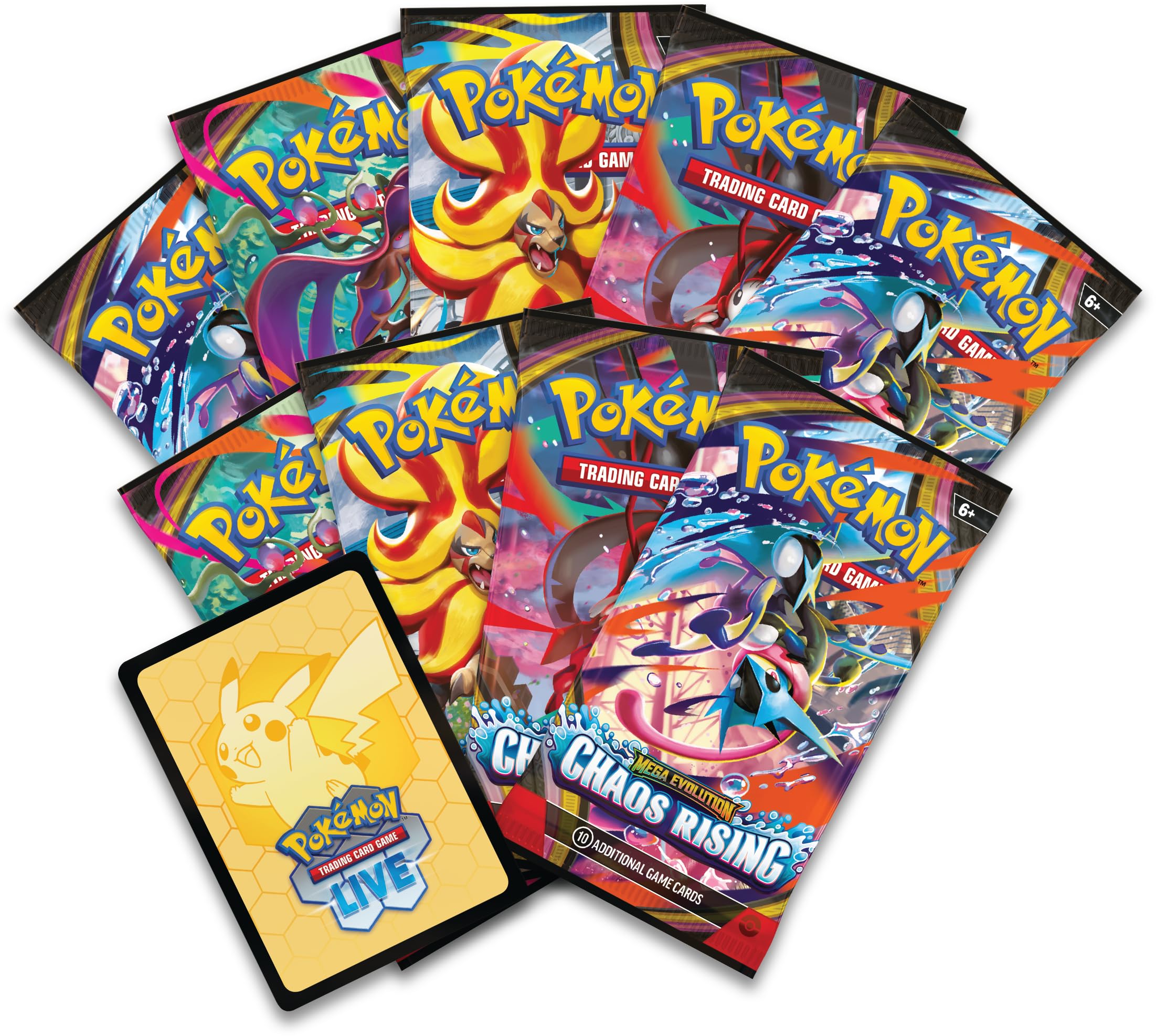 [#1 期間限定 シュリンク破れあり] Chaos Rising ETB Amazon.com: Pokémon TCG: Mega Evolution—Chaos Rising Elite Trainer